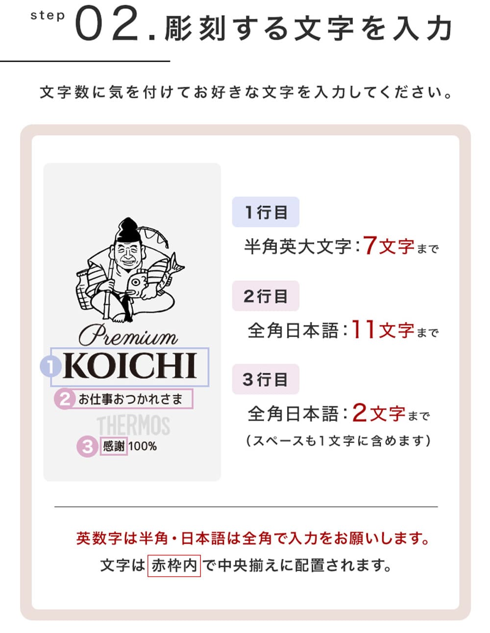 サーモス ジョッキ 似顔絵 名入れ