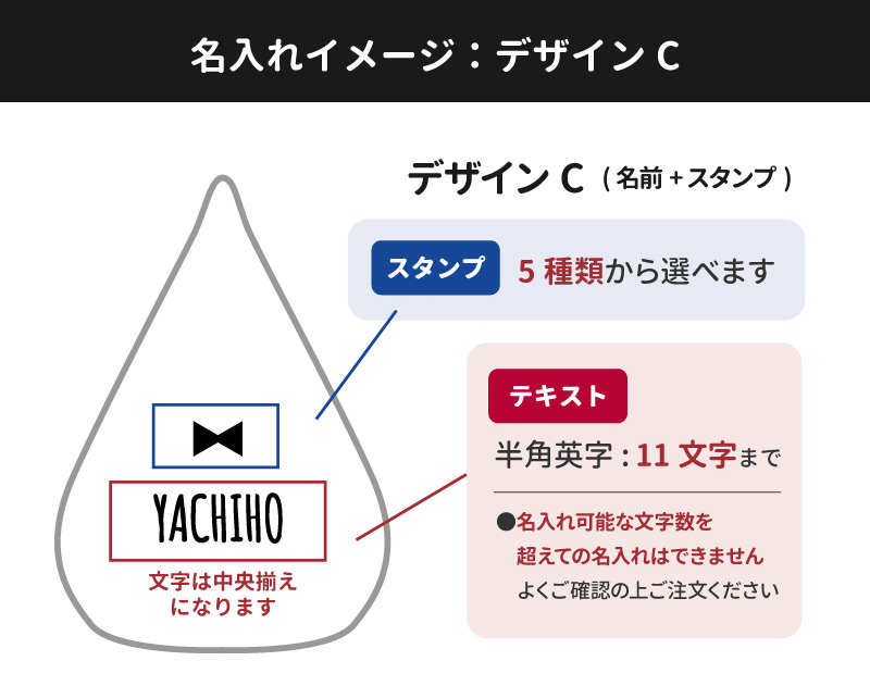 ガリレオ温度計名入れデザイン