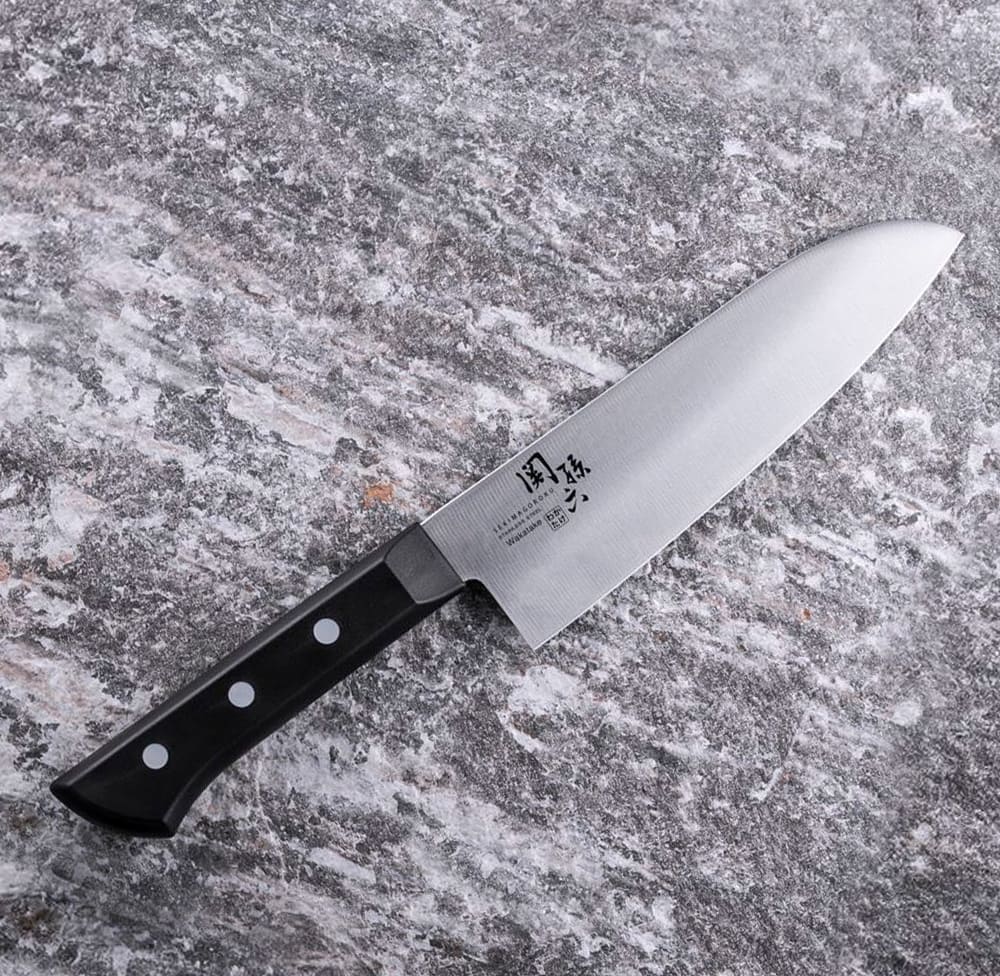 貝印 包丁 関孫六 不錆鋼 三徳 わたかけ プレゼント 孫六 よく切れる 165mm 16cm 和包丁 関刃物