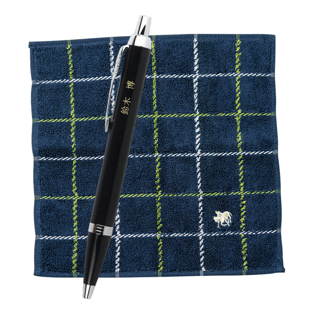 PARKER（パーカー） IM ボールペン 名入れ 高級 POLO ハンカチ