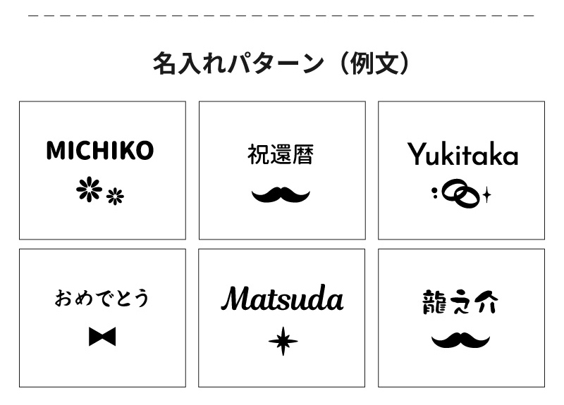 サーモラウンドタンブラー名入れ説明