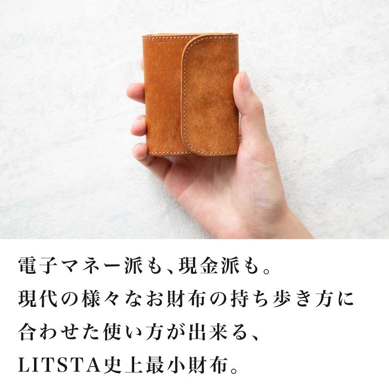 LITSTA 史上最少財布 電子マネー 現金
