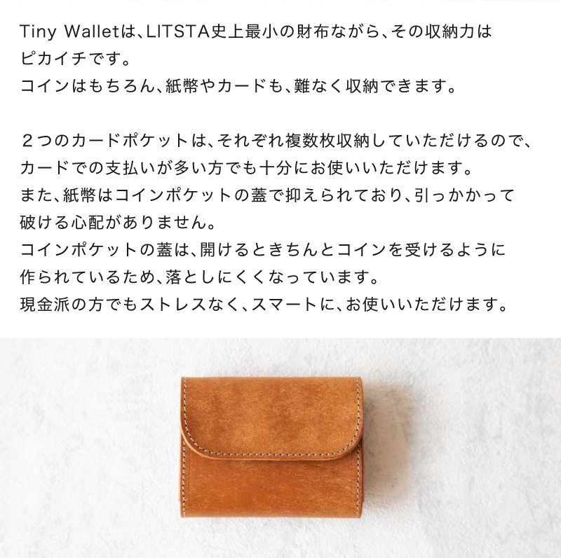 LITSTA 最少財布だけど収納力抜群