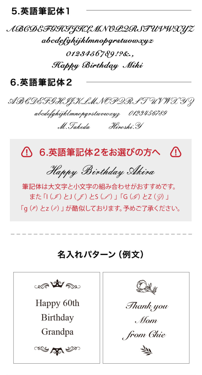 名入れ