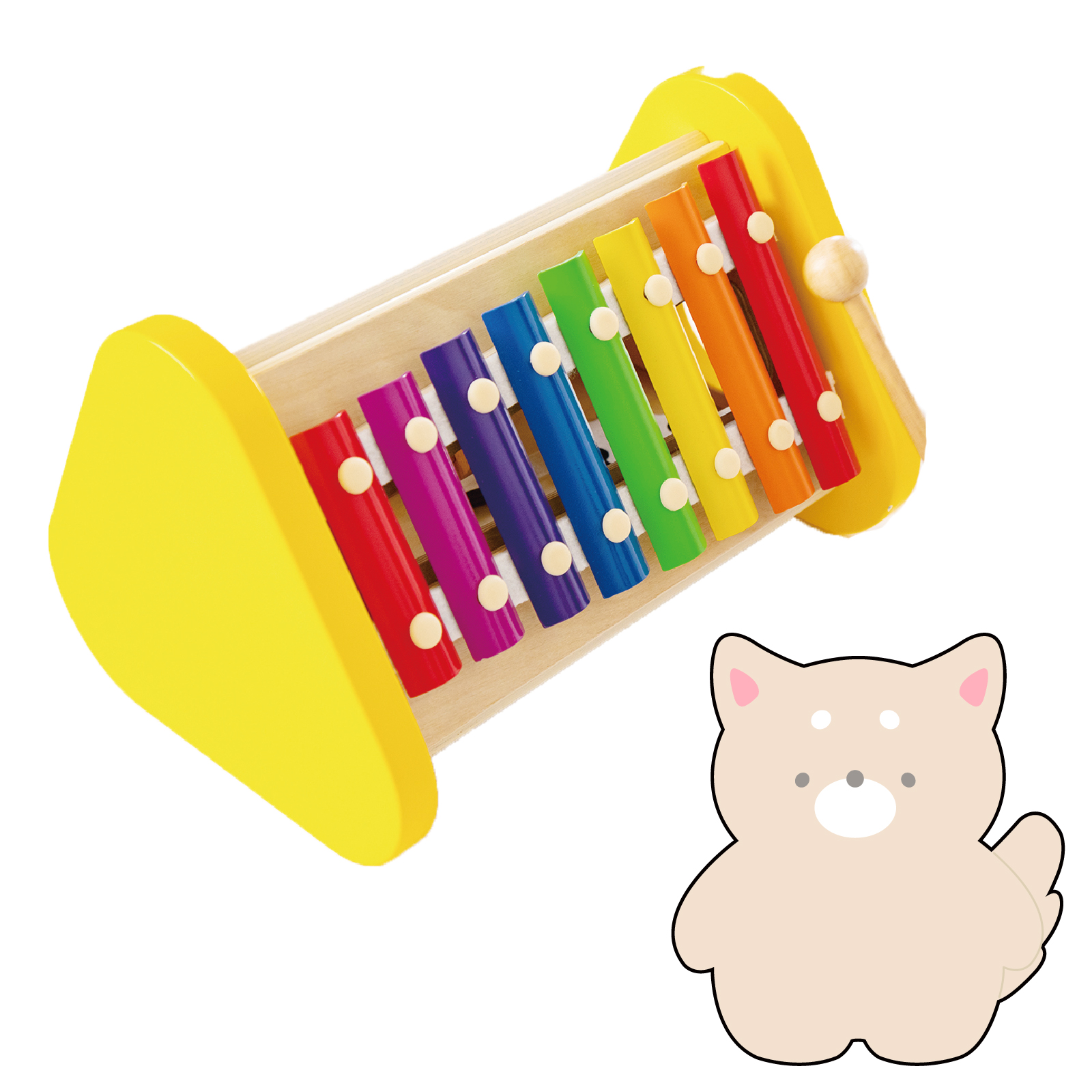 【美品】エドインター/森の遊び箱&森の音楽会知育玩具 エド・インター おもちゃ エドインター 森の音楽会 名入れ 木製