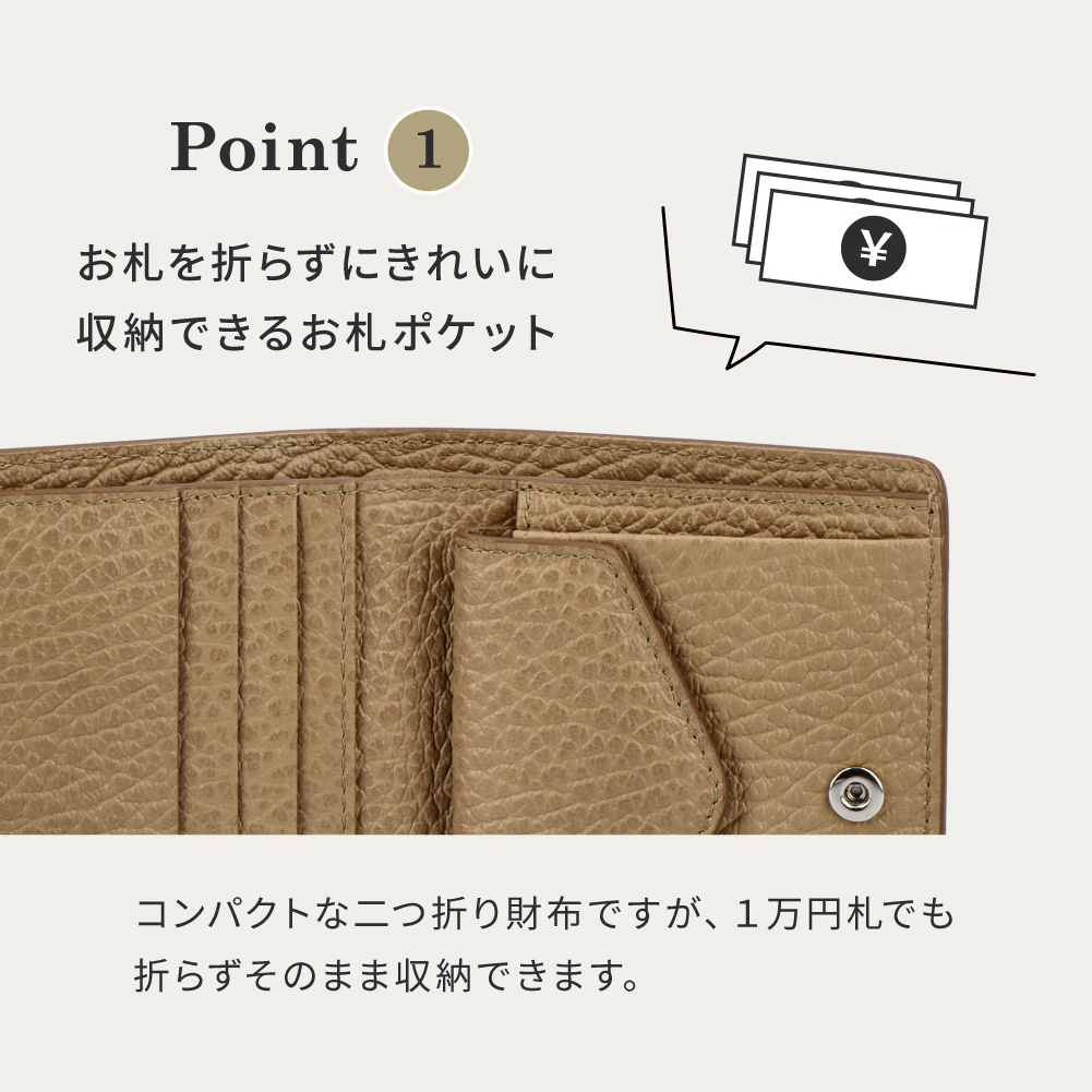 MAISON MARGIELA メゾンマルジェラ 財布 二つ折り財布 Compact Bi fold wallet CLIP 2 バイフォールド  小銭入れ 札入れ カード入れ 革 レザー