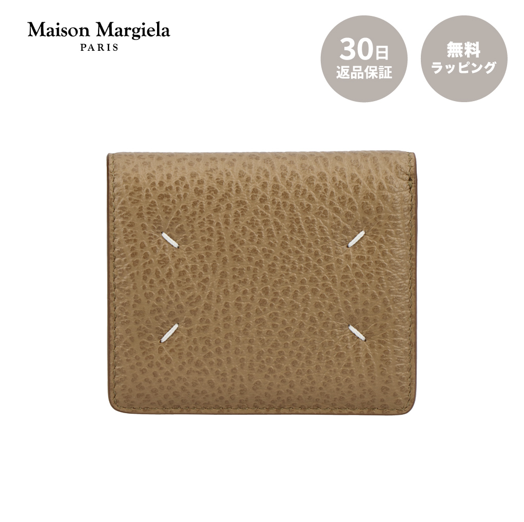 MAISON MARGIELA メゾンマルジェラ 財布 二つ折り財布 Compact Bi fold wallet CLIP 2 バイフォールド  小銭入れ 札入れ カード入れ 革 レザー