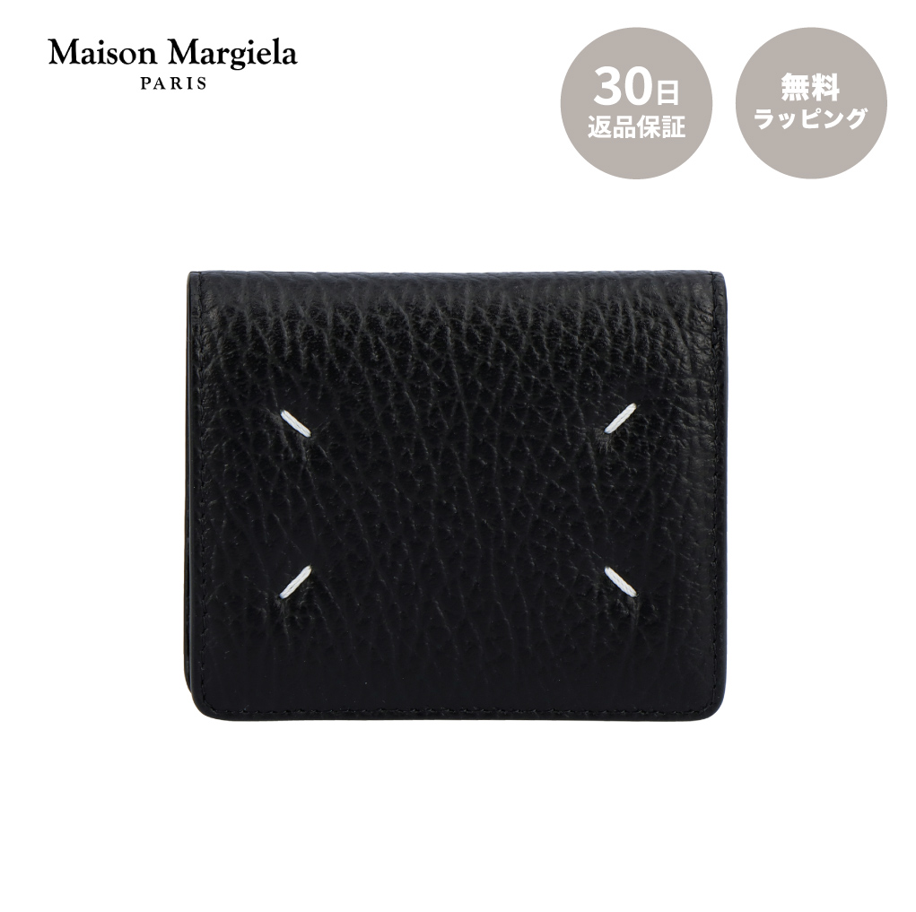 MAISON MARGIELA メゾンマルジェラ 財布 二つ折り財布 Compact Bi fold wallet CLIP 2 バイフォールド  小銭入れ 札入れ カード入れ 革 レザー