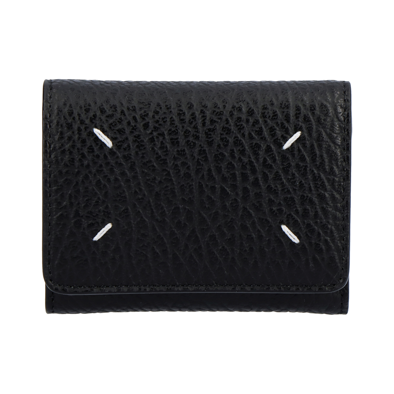 MAISON MARGIELA メゾンマルジェラ 財布 三つ折り財布 Zip Compact tri fold wallet CLIP 3 WITH  ZIP トゥライフォールド レザー レディース メンズ