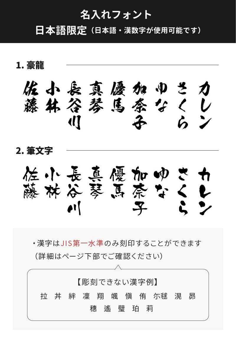 ビアグラス名入れ説明