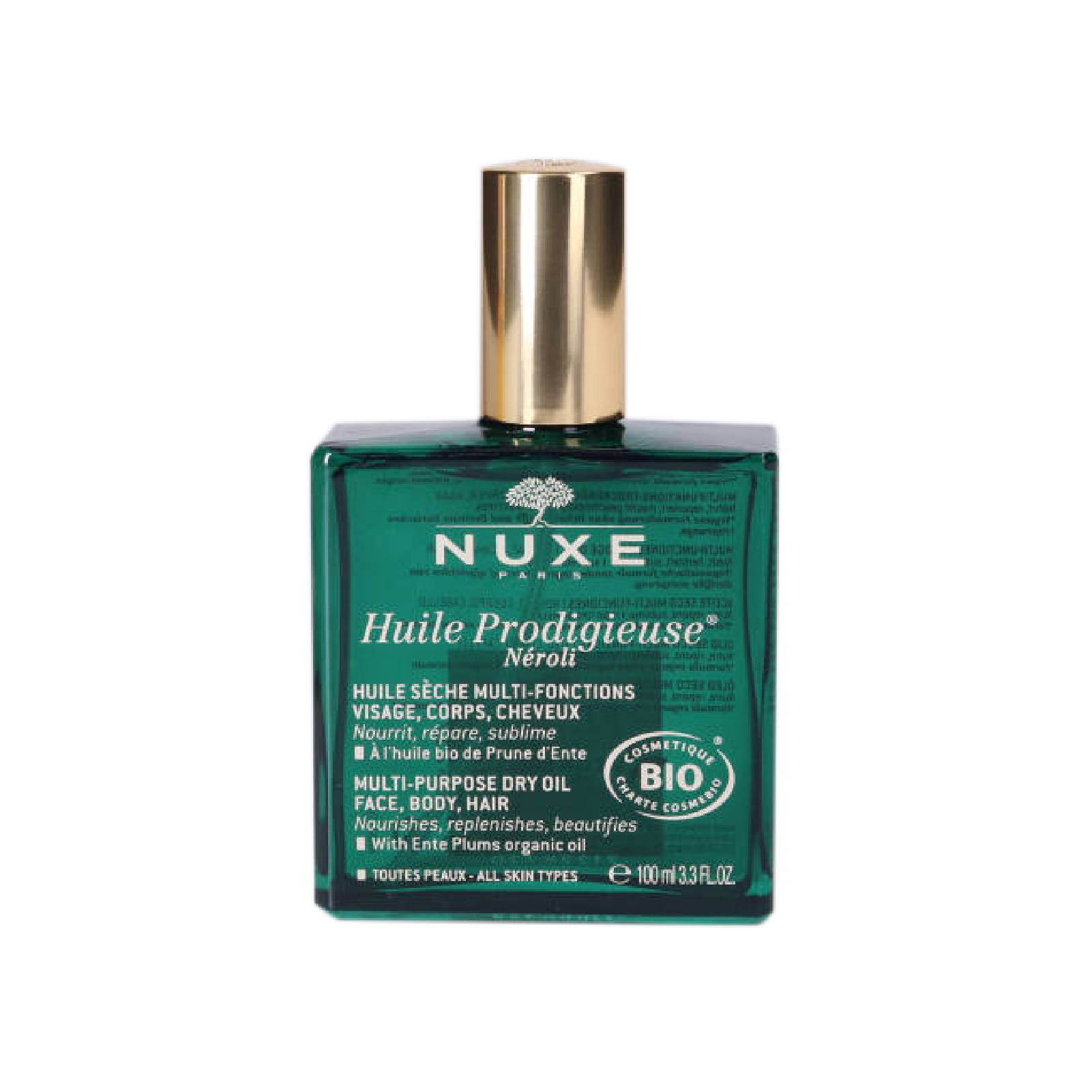 NUXE ニュクス プロディジュー オイル 100ml スキンケアオイル ボディオイル ヘアトリートメント ゴールド ネロリ フローラル 全身