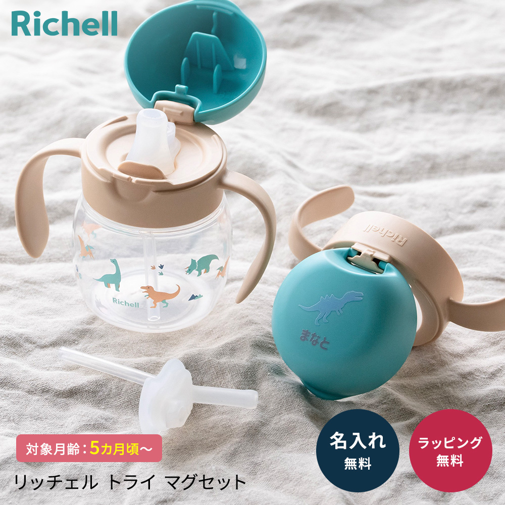 リッチェル（Richell） 名入れ ベビーマグ ストローマグ スパウト