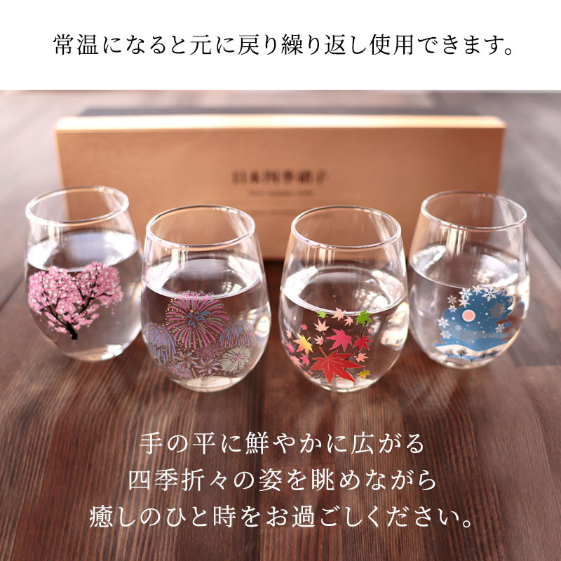 四季花手書きワイングラス陶器製です 真冬のワインに 四季花手書きワイングラス陶器製です 真冬のワインに