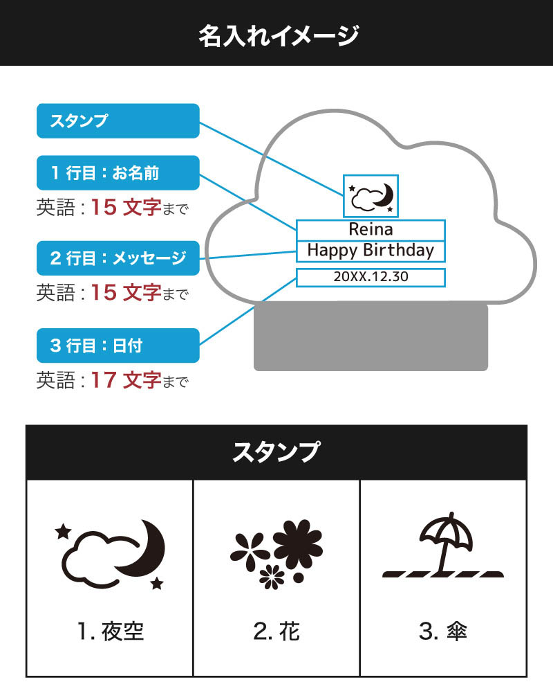 名入れ Fun Science ストームグラス クラウドオーバル