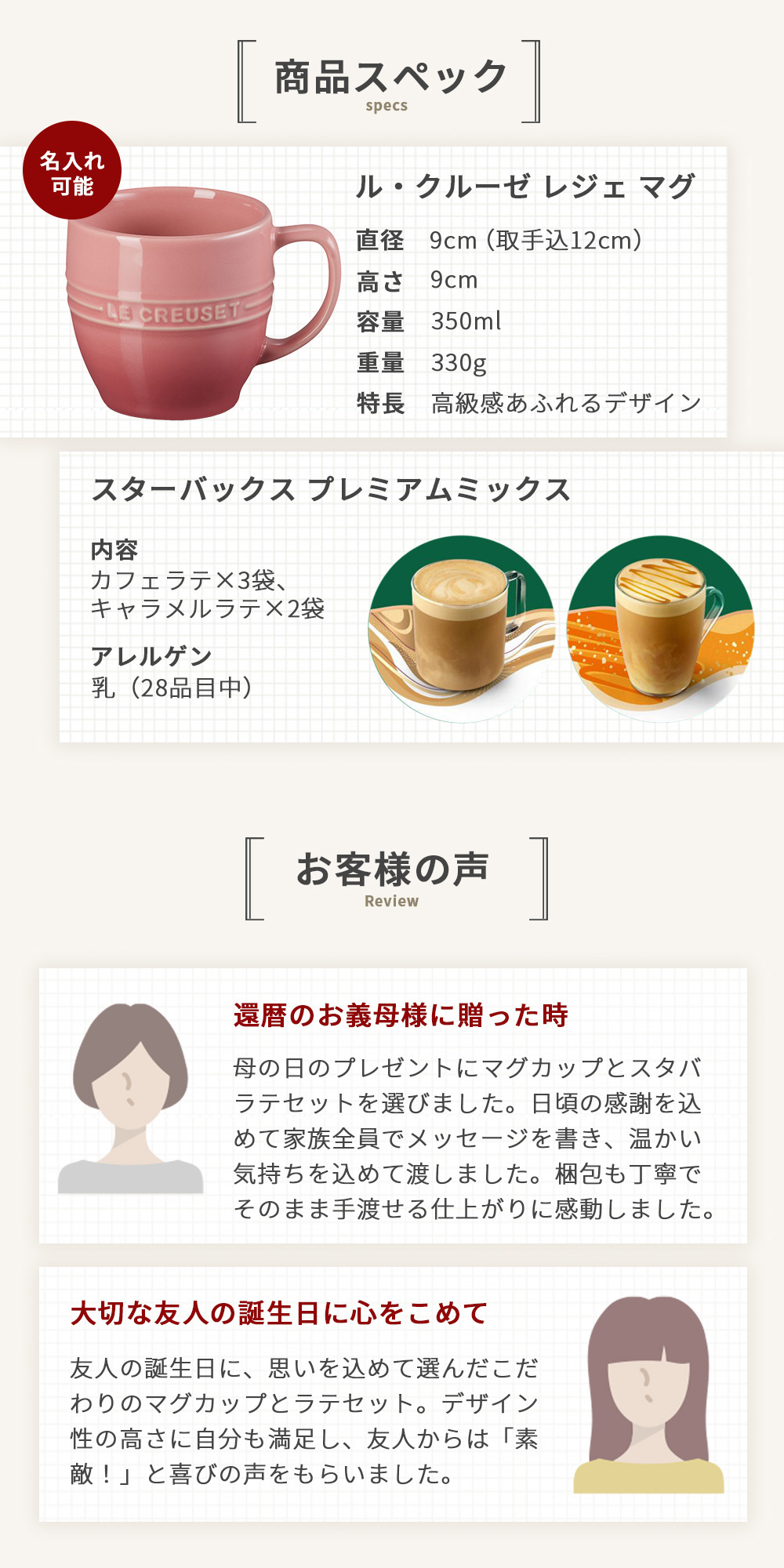 カフェラテ3袋、キャラメルラテ2袋