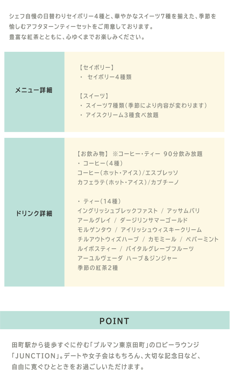 選べるアフタヌーンティーチケット
