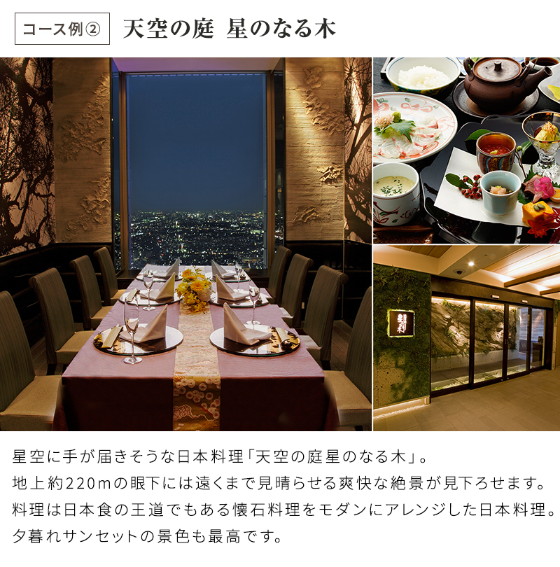 レストラン チケット コース一覧