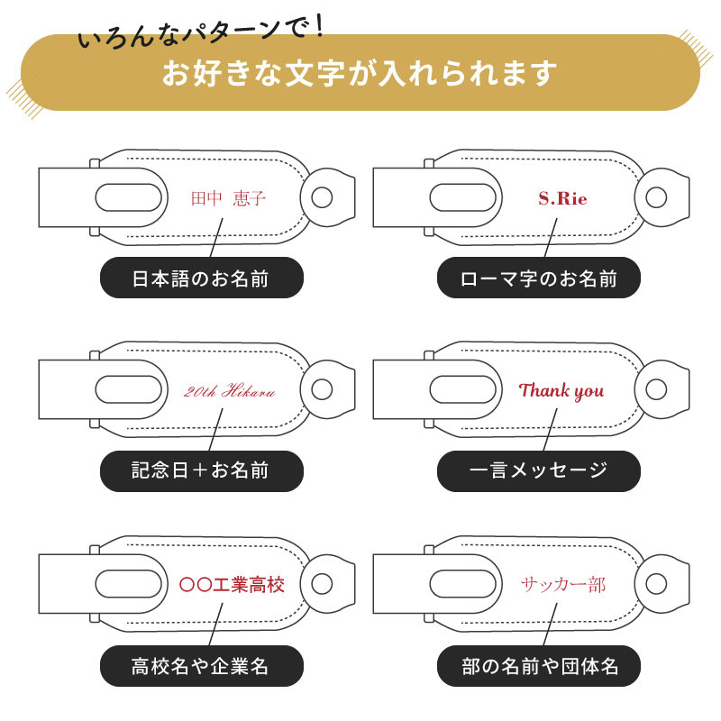 USB128GB名入れ例