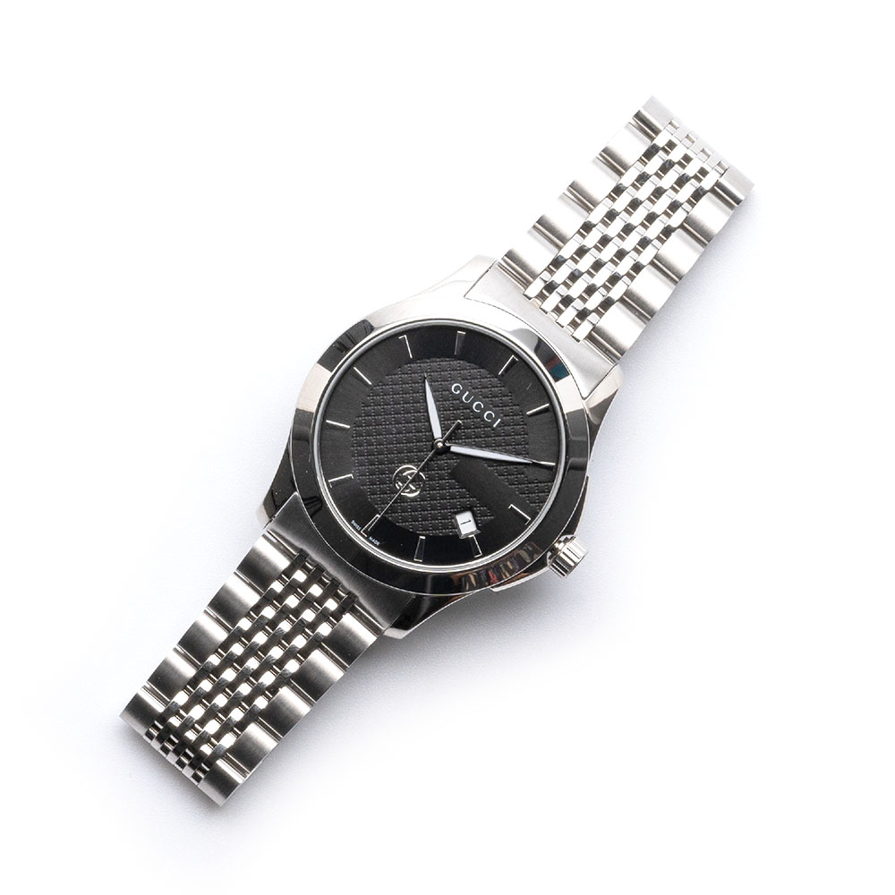 2年保証 グッチ GUCCI メンズ腕時計 Gタイムレス 40mm クオーツ YA1264106 YA1264107 スイス製 生活防水 ステンレス ブラック ブラウン 男性 メンズ 2年保証 グッチ GUCCI メンズ腕時計 Gタイムレス 40mm クオーツ YA1264106 YA1264107 スイス製 生活防水 ステンレス ブラック ブラウン 男性 メンズ