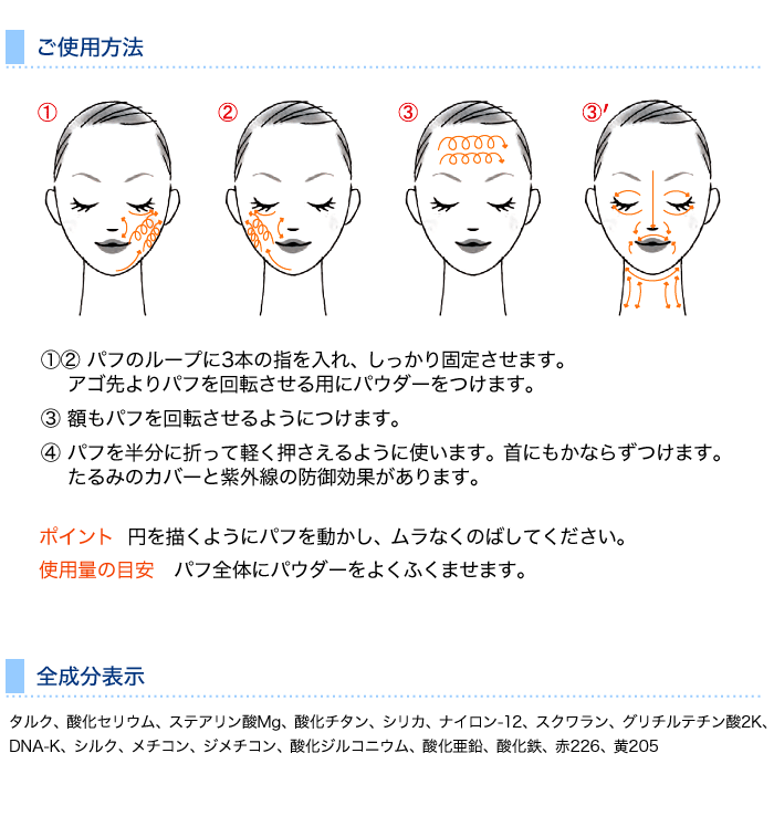 綺羅化粧品使い方