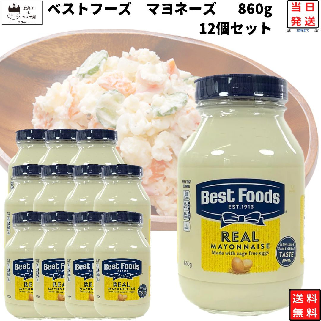 マヨネーズ 業務用 860ｇ ベストフーズ リアルマヨネーズ 12本 大容量 調味料