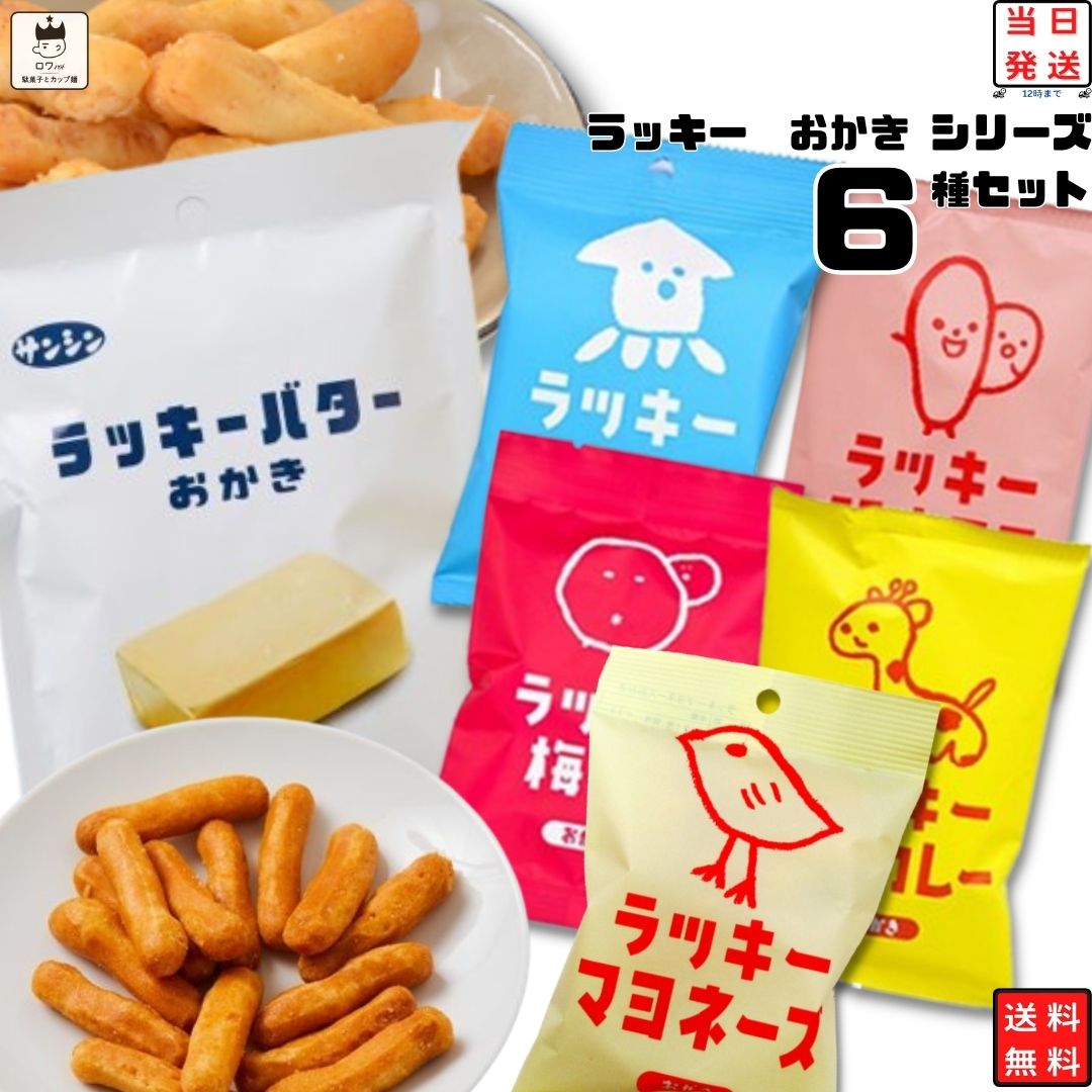 お菓子 詰め合わせ 子供 お得 駄菓子 ラッキーおかき 6種 おかき かきもち