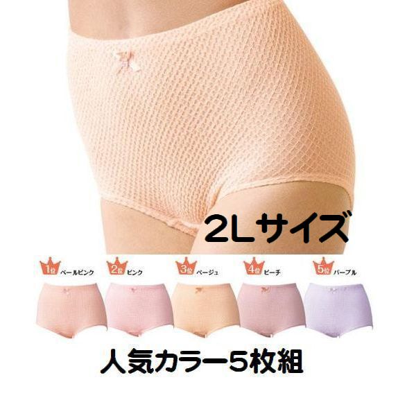 5枚組 ショーツ パンツ 2L エトワール841 ぽこぽこ М L 日本製