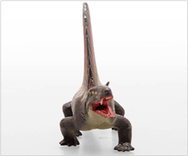 ディメトロドン★恐竜★ソフビ★フィギュア★Made in Hong Kong香港 ディメトロドン 恐竜 昔のソフビ フィギュア Made in Hong Kong 模型