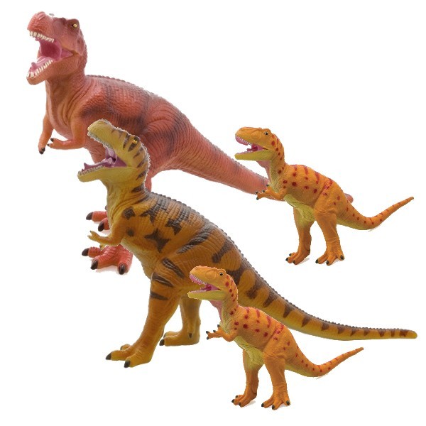 恐竜ビニールモデル ティラノサウルス 親子セット ノーマル 