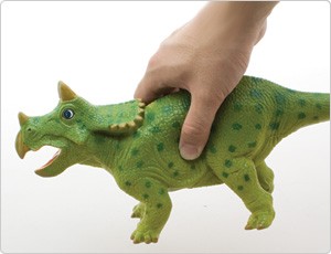 恐竜 トリケラトプス ビニールモデル 親子セット p-61222