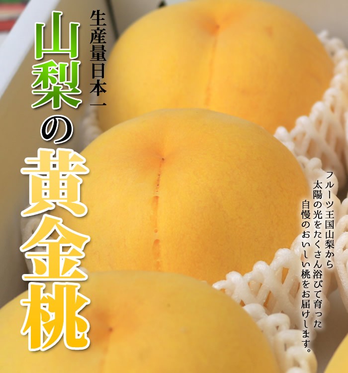 山梨県産 桃 黄金桃