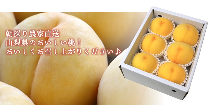 山梨県産 桃 黄金桃