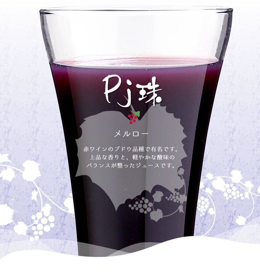 ぶどうジュース 果汁100% 山梨 フレアフードファクトリー 濃厚 高級ジュース PJ珠 メルロー 720ml