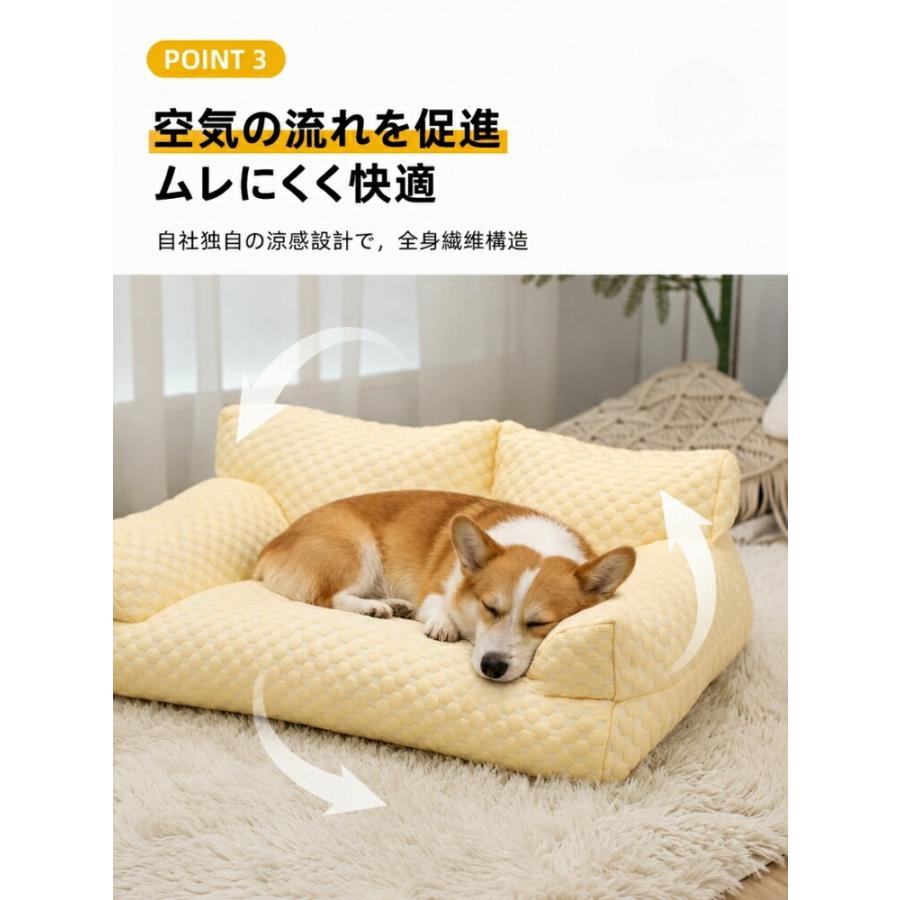 ペットベッド 夏用 接触涼感 ひんやり 冷却 クールマット 猫用 犬用