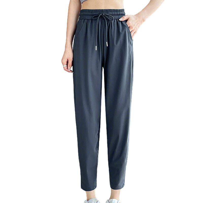 新品 ESSENTIALヨガパンツ接触冷感レディース 38号 定価19,800円 ジャージ 下 レディース 接触冷感 ジョガーパンツ ヨガパンツ ロング