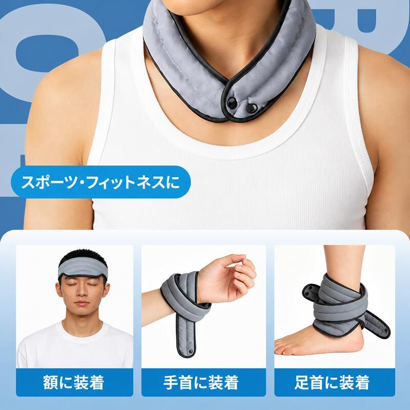 ネッククーラー 冷感タオル 首 冷却 クールリングカバー 冷感ストール
