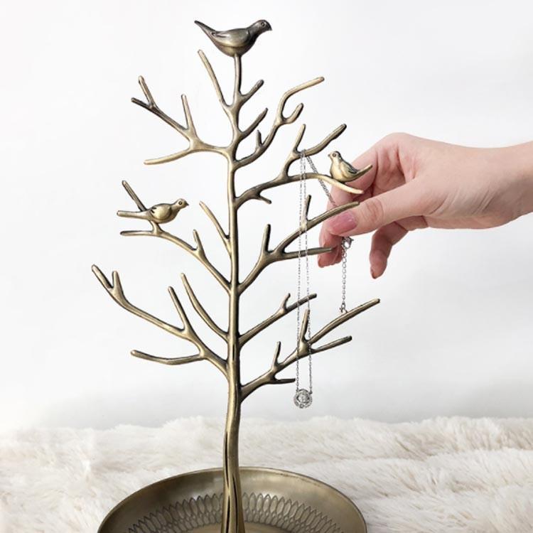 新品未使用／アンティーク調 アクセサリースタンド ジュエリーツリー 高さ55cm アクセサリースタンド ジュエリースタンド ツリー型 ジュエリー
