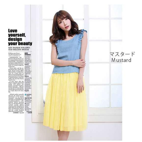 レディース スカート ミディアム丈 サーキュラー プリーツ ウエストゴム 春夏秋 ハロウィン Halloween 復活祭 仮装 コスプレ  ch1738 |  | 05