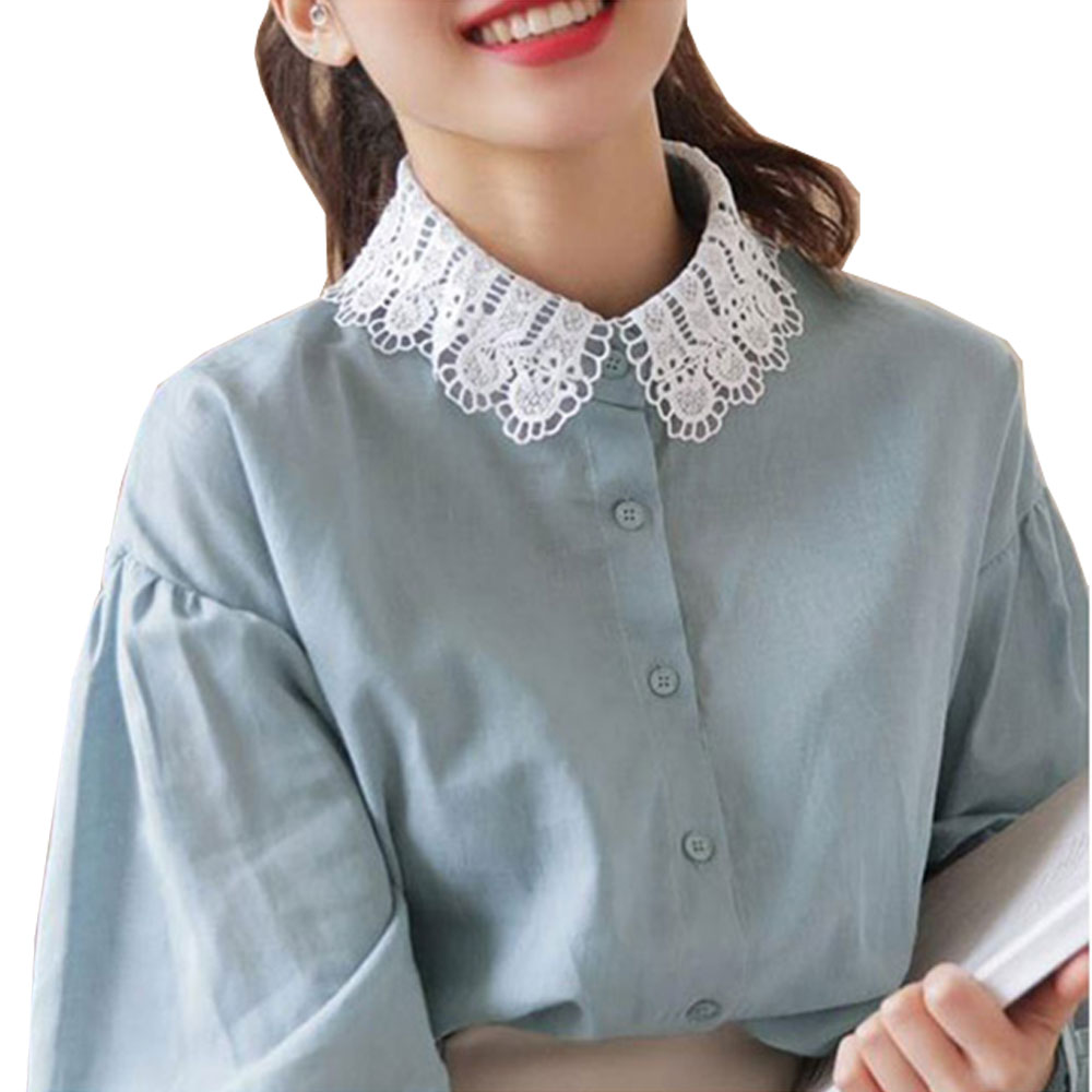 レディース 付け襟 付け衿 小物 ハイネック フリル レース デニム チェック柄 ch1879 |  | 01