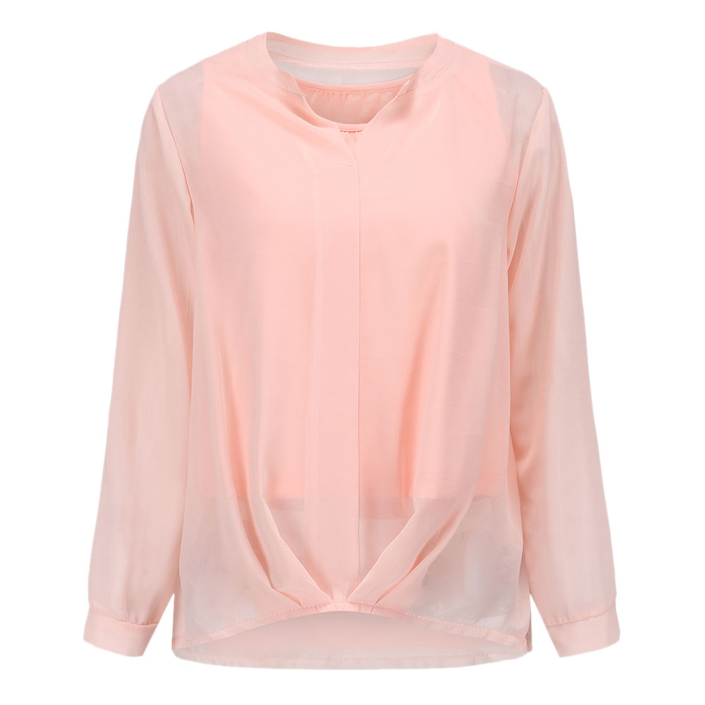 レディース ブラウス シフォン タンクトップ 2点set トップス シアーブラウス Vネック おしゃれ  きれいめ 透け感 オフィス 春夏 ch1938 |  | 01