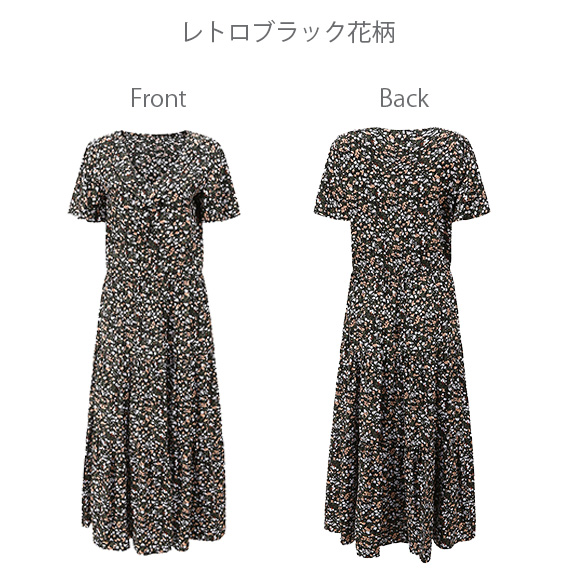 レディース ワンピース ロングワンピース ミモレ丈 マキシ丈ワンピース 花柄 フレア リゾート 夏 大人 ch2016 |  | 02