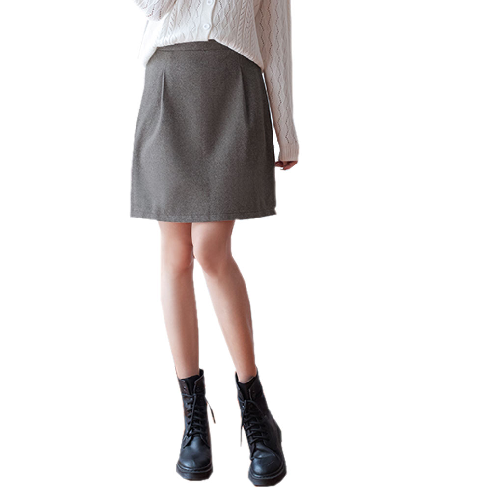 レディース タイトスカート ロング丈 ミニ丈　裏ボア 春 秋 冬ミニスカート タイト ペンシルスカート ボトム 膝上 厚手 ウエストゴム チェック柄 大人 ch2032 |  | 02