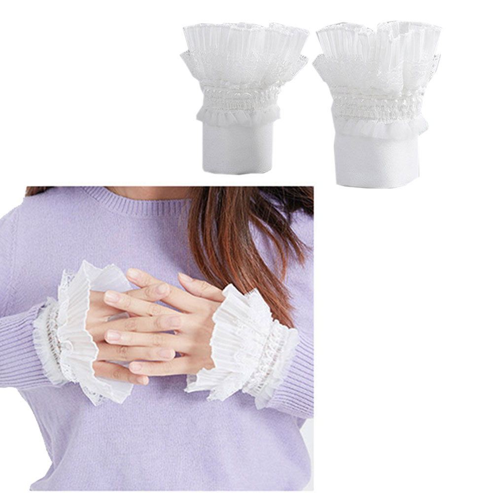 レディース 付け袖 レース つけ袖 萌え袖 フリル 重ね着 レイヤード 白 黒 きれいめ フォーマル ママコーデ オフィスカジュアル レディース ch2036 |  | 01