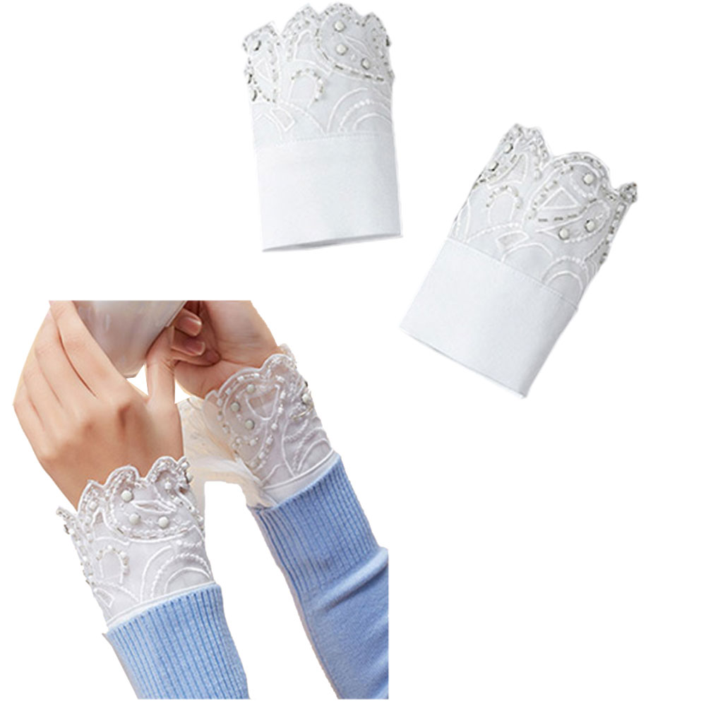 レディース 付け袖 レース つけ袖 萌え袖 フリル 重ね着 レイヤード 白 黒 きれいめ フォーマル ママコーデ オフィスカジュアル レディース ch2036 |  | 05