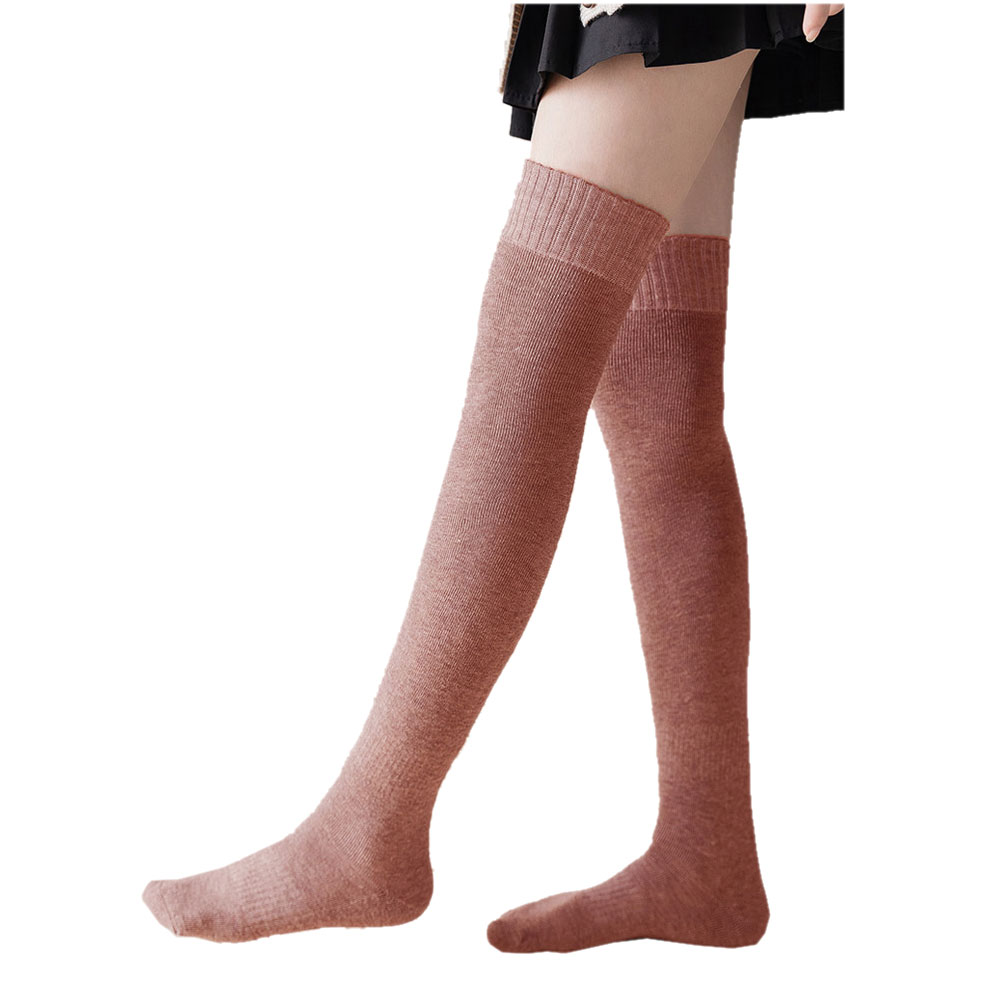 レディース ニーハイソックス ロング ソックス 靴下 レッグウェア シンプル ロング 綿 裏起毛 履く毛布 暖かい 冷え対策 大人無地 制服コスチューム ch2037 |  | 04