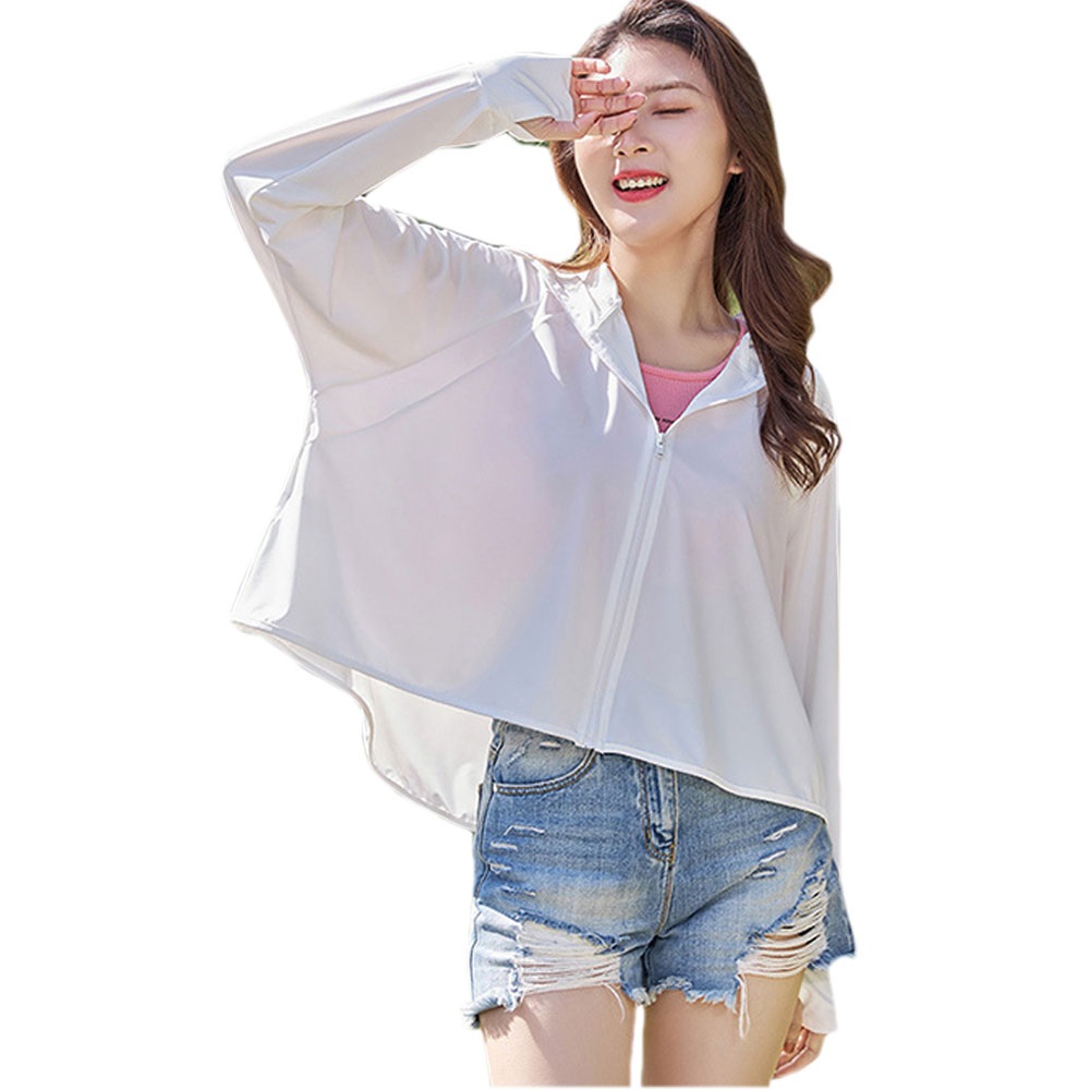 ラッシュガード レディース UPF50+ 冷感 ハイネック 飛沫防止 紫外線対策 吸汗速乾 UVカット 99.9% フード付き 帽子 涼感 ひんやり 薄手 長袖 つば付き ch2070 |  | 04