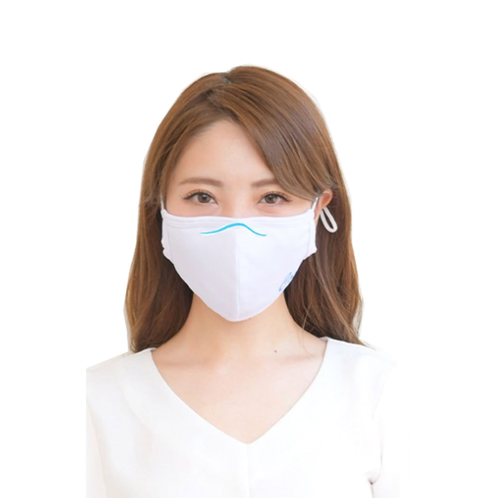 マスク 2枚セット 冷感マスク 夏用 水着生地 UPF50+ 繰り返し 洗える ノーズワイヤー 3D 立体 紐調節機能付き mask2871 |  | 01