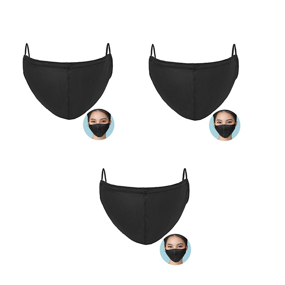 マスク3枚セット シルクタッチ サテン生地 光沢あり 在庫あり 即納  ノーズワイヤ 3D 立体 mask2875 |  | 09