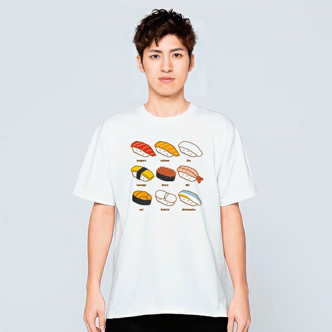 寿司 Tシャツ すしtシャツ お土産 外国人 玉子 tシャツ 長袖 ロンT
