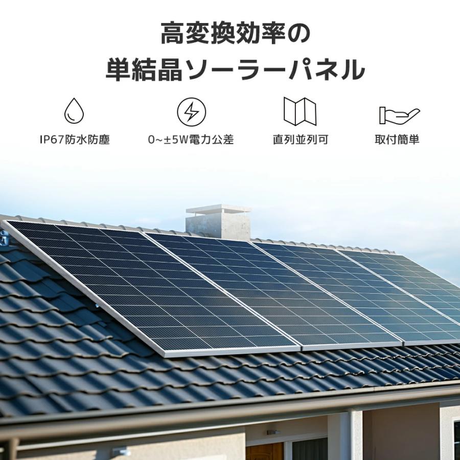 LVYUAN（リョクエン）[200W ソーラーパネル発電キット] 200W PERC 単